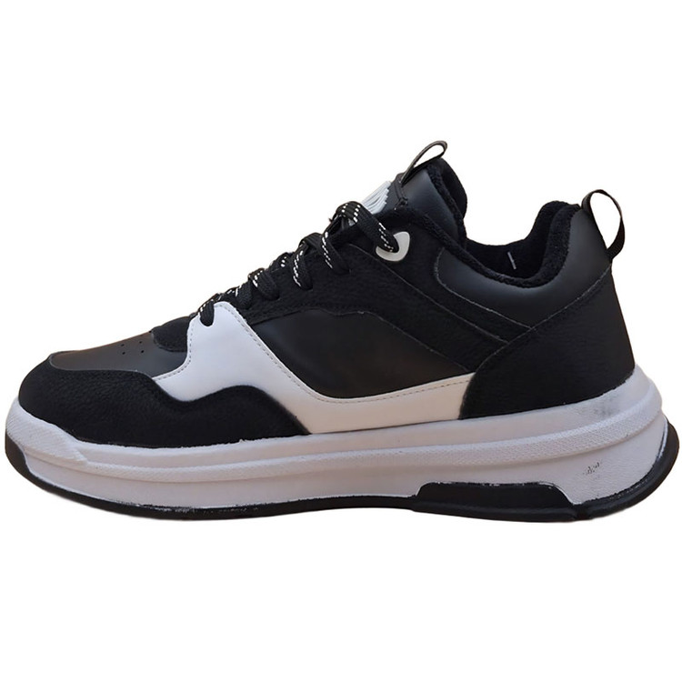 کفش مردانه جردن 25 ساق کوتاه مشکی سفید روزمره و شیک