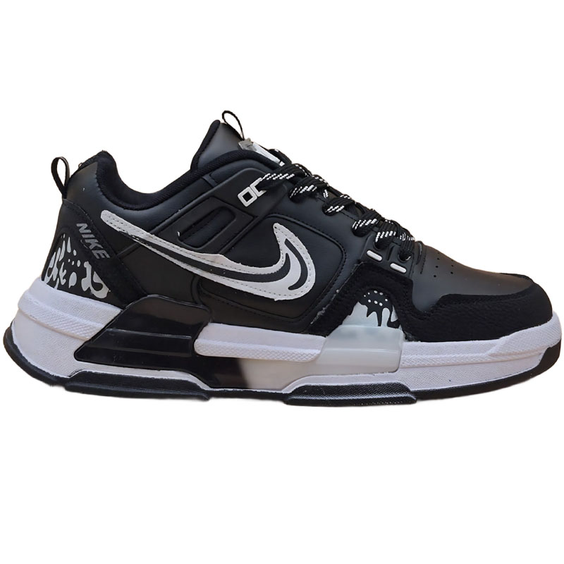 کفش  مردانه نایک ایر فورس ۱ شدو (Nike Air Force 1 Shadow) – سفید / مشکی /