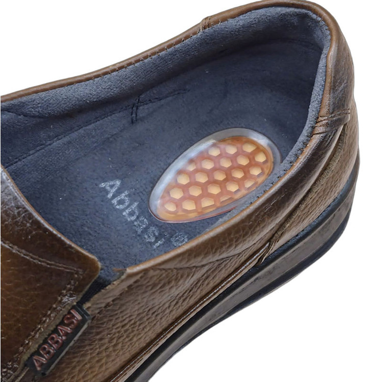 کفش چرم مردانه مدل اسلیپآن (Slip-On) – عسلی بدون بند راحتی