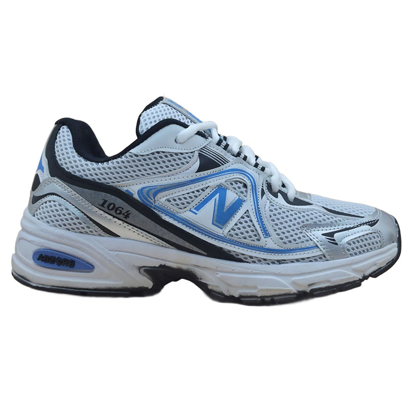 کفش ورزشی مردانه نیوبالانس (New Balance) مدل 1064 - رنگ‌بندی سفید/آبی